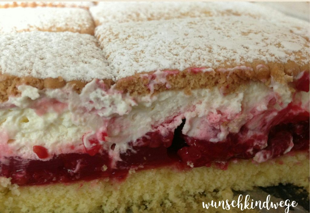 34 + 1 ODER: Himbeer-Keks Kuchen vom Blech - wunschkindwege 34 + 1 ODER: Himbeer-Keks Kuchen vom Blech - wunschkindwege
