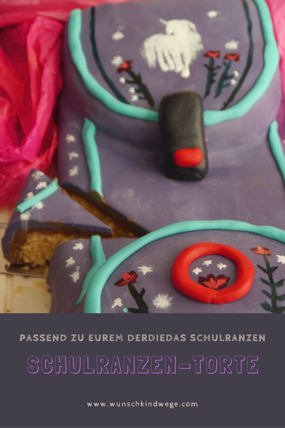 DerDieDas Schulranzen-Torte Pinterest